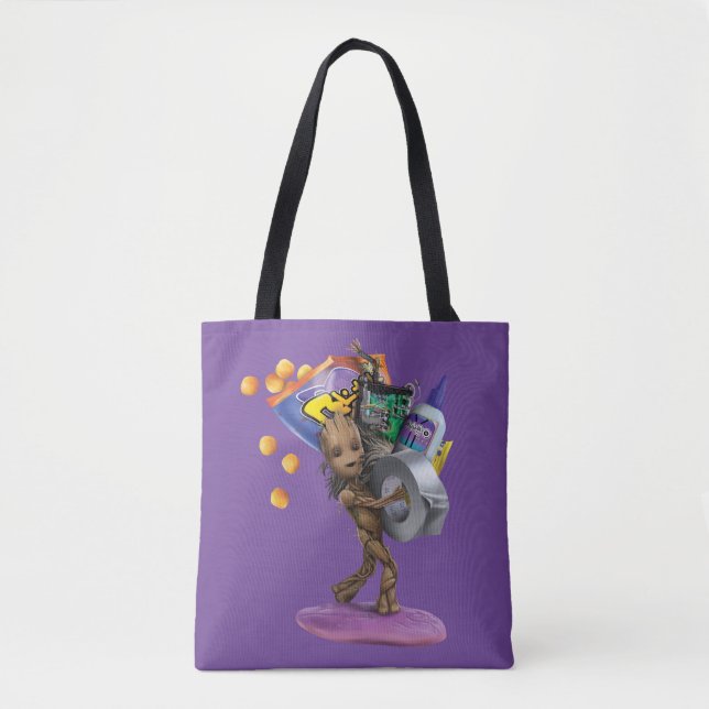 Tote Bag Graphique de projet do-it-yourself Groot (Devant)