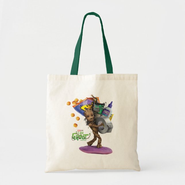 Tote Bag Graphique de projet do-it-yourself Groot (Devant)