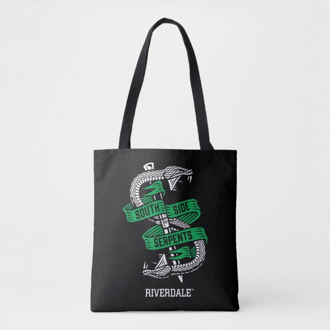 Tote Bag Graphique des serpents du côté sud (Devant)