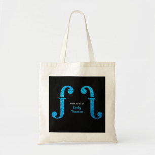 Tote Bag Graphique des trous de son de chaîne personnalis
