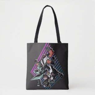 Tote Bag Graphique du groupe de Aliens rétro Ben 10