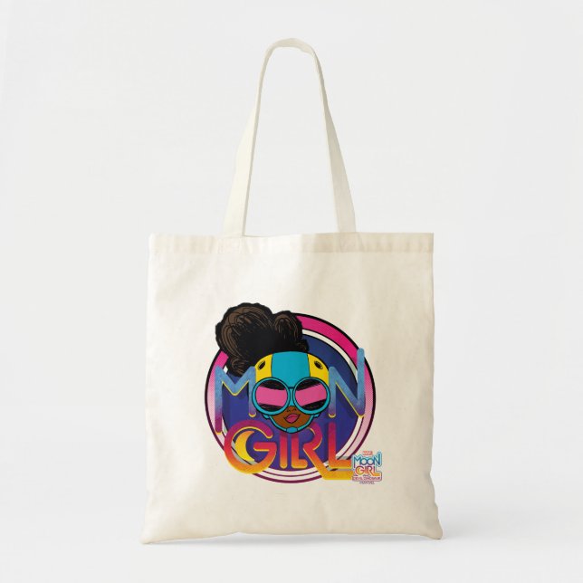 Tote Bag Graphique du logo de la fille lune (Devant)