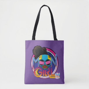 Tote Bag Graphique du logo de la fille lune