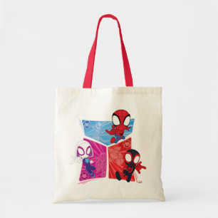 Tote Bag Graphique du panneau d'action de l'équipe Spidey
