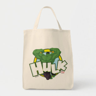Tote Bag Graphique du personnage et du nom de Hulk