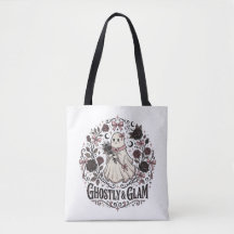 Graphique Halloween Fantôme Gothique Rose Vintage