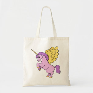 Tote Bag Graphique rose de licorne