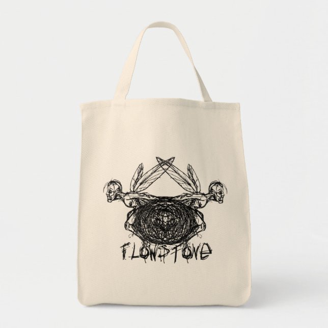 Tote Bag Graphiques Flowstone Logo Pixies (Devant)