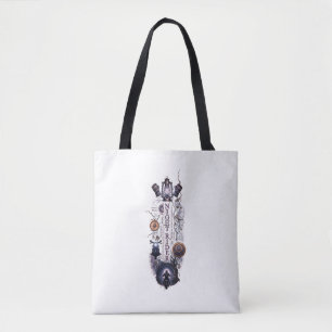 Tote Bag Graphisme artistique minimaliste "Assemblage minia
