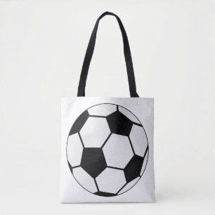 Tote Bag Graphisme de ballon de football classique Fan de s