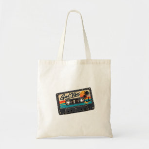 Tote Bag Graphisme de cassette audio rétro vintage – Classi