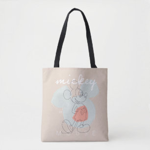 Tote Bag Graphisme en ligne continue de Mickey Mouse