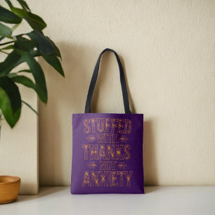 Tote Bag Gratitude de Thanksgiving drôle