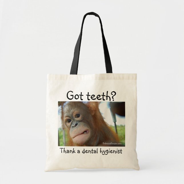 Tote Bag Gratitude dentaire de dentiste (Devant)
