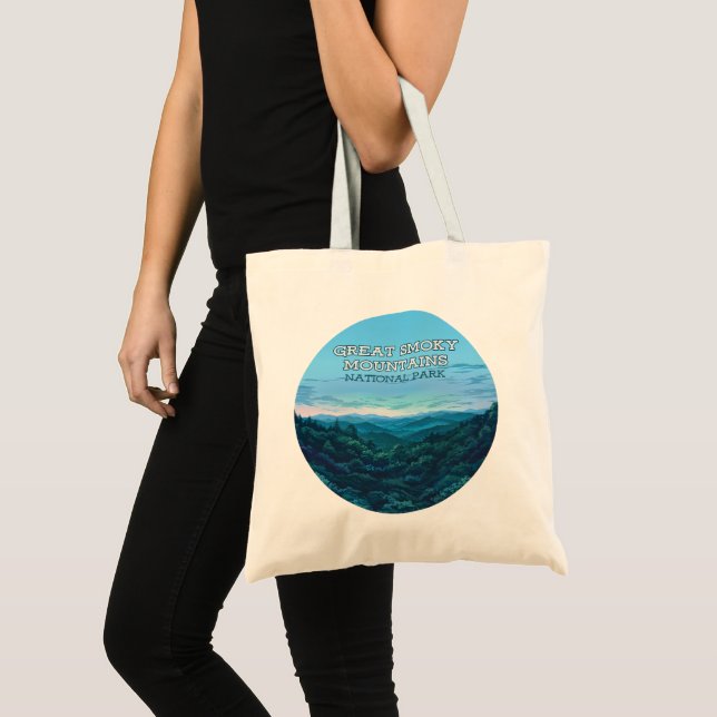 Tote Bag Great Smoky Mountains National Park Tennessee (Devant (produit))