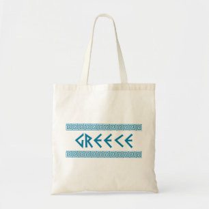 Tote Bag Grec des textes de nom de symbole de pays de la