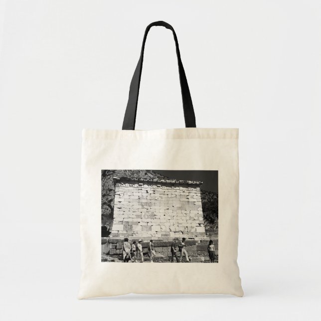 Tote Bag Grèce Delphi Trésorerie athénienne 1970 (Devant)