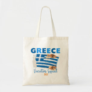 Tote Bag Grèce Grec Vacances Europe Voyage Groupe Correspon