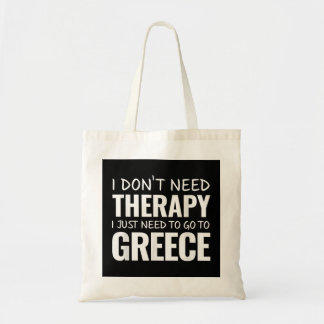 Tote Bag Grèce pour cadeau souvenir grec pour la Grèce Voya