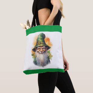 Tote Bag Green Garden Gnome 3