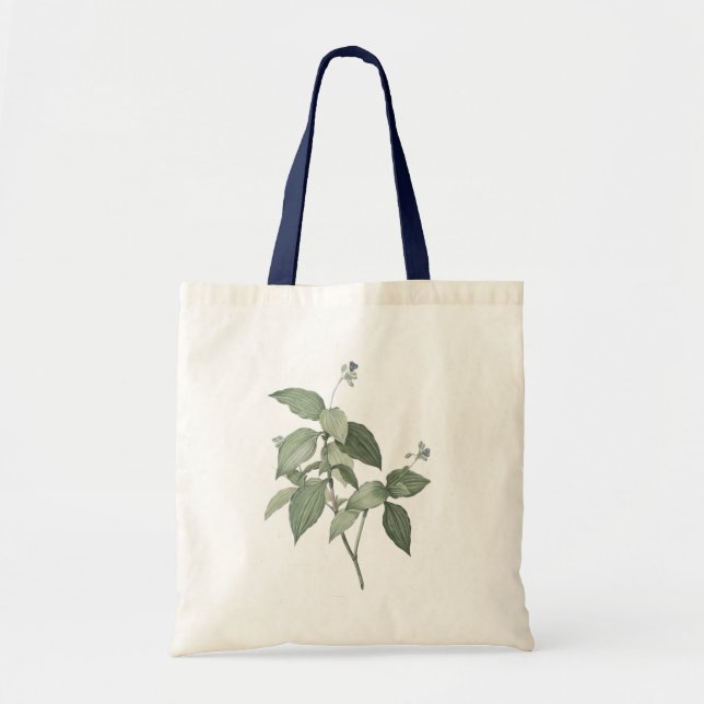 Tote Bag Green leaves (Devant)