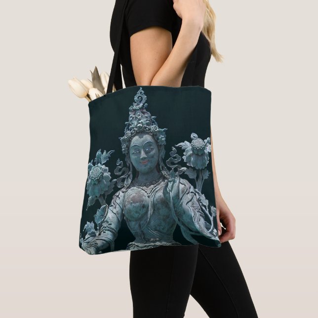 Tote Bag Green Tara (De près)