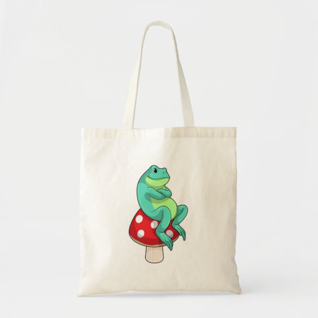 Tote Bag Grenouille au champignon (Devant)