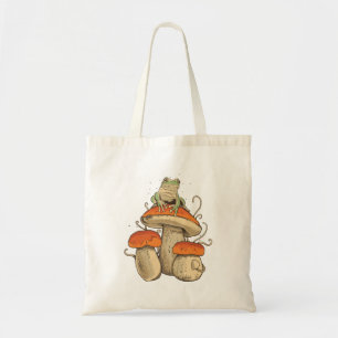 Tote Bag Grenouille aux champignons