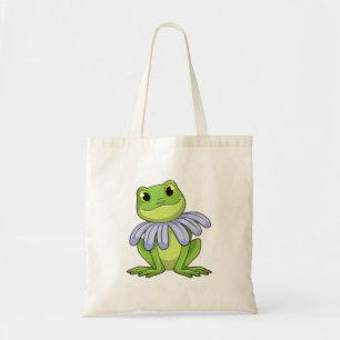 Tote Bag Grenouille avec marguerite