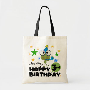 Tote Bag Grenouille-Hoppy 3e Anniversaire Tshirts et cadeau
