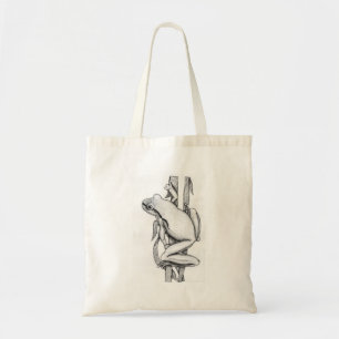 Tote Bag Grenouille Illustrée sur l'Herbe - par Skye Ryan-E