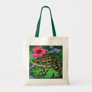 Tote Bag Grenouille léopard