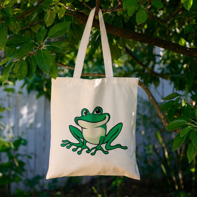Tote Bag Grenouille verte (Créateur téléchargé)