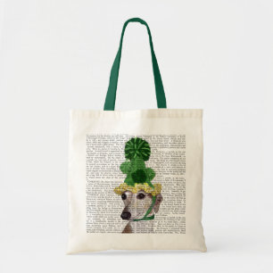 Tote Bag Greyhound en vert Casquette tricoté 2