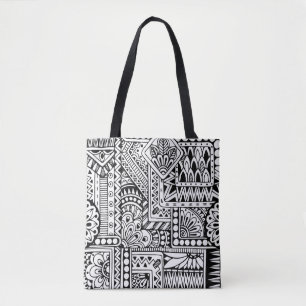 Tote Bag Griffonnage ethnique 2