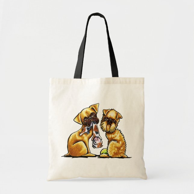 Tote Bag Griffs Et Jouets (Devant)