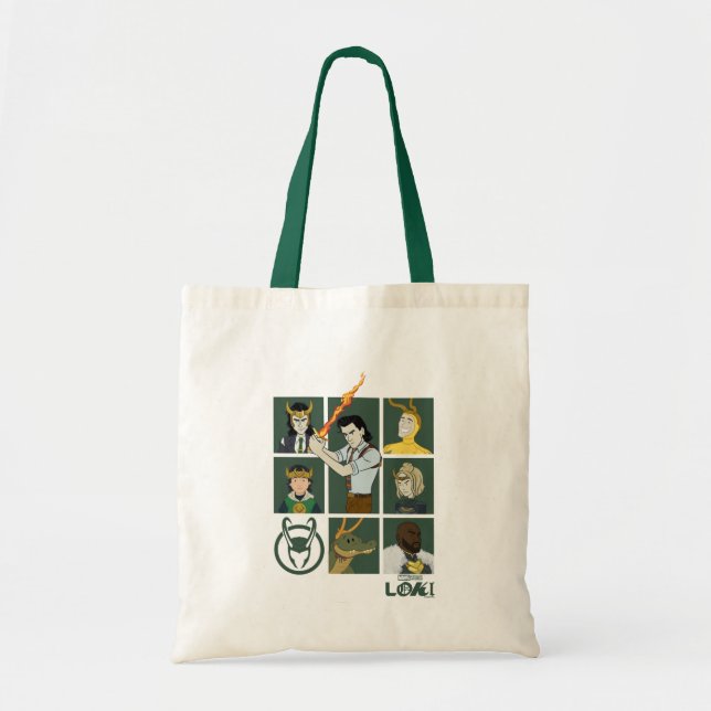 Tote Bag Grille de variables Loki (Devant)