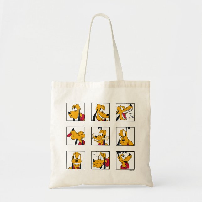 Tote Bag Grille d'expression de Pluton (Devant)