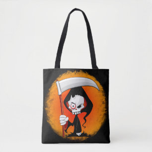 Tote Bag Grim Reaper Déplaisant Drôle Cartoon