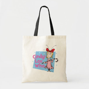 Tote Bag Grinch Cindy-Lou Who - Canne de bonbon