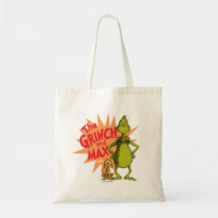 Tote Bag Grinch   Grinch & Max Starburst