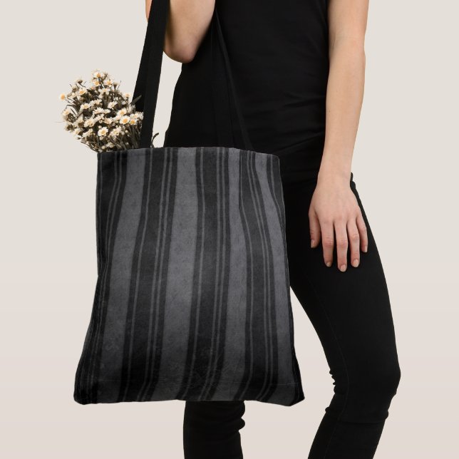 Tote Bag Gris foncé (De près)