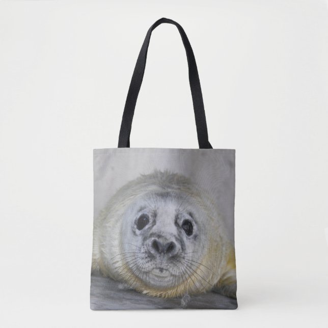 Tote Bag Gris Sceau cueilli (Devant)