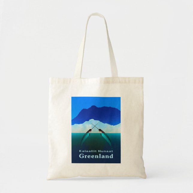 Tote Bag Groenland - Narwhal (Devant)