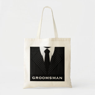 Tote Bag Groomsman Wedding Party Budget Bags mortes