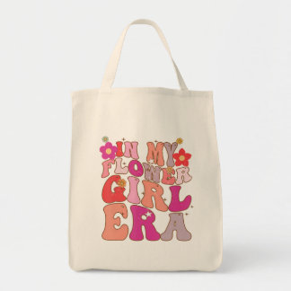 Tote Bag Groovy Dans Ma Fleur Fille Era Retro Soeur Toddler
