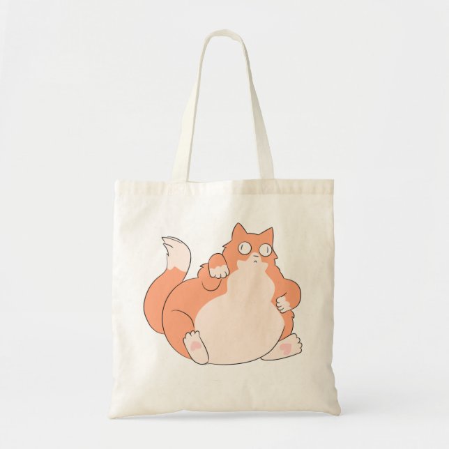 Tote Bag Gros chat (Devant)