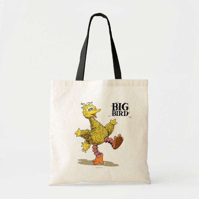 Tote Bag Gros oiseau d'art rétro (Devant)