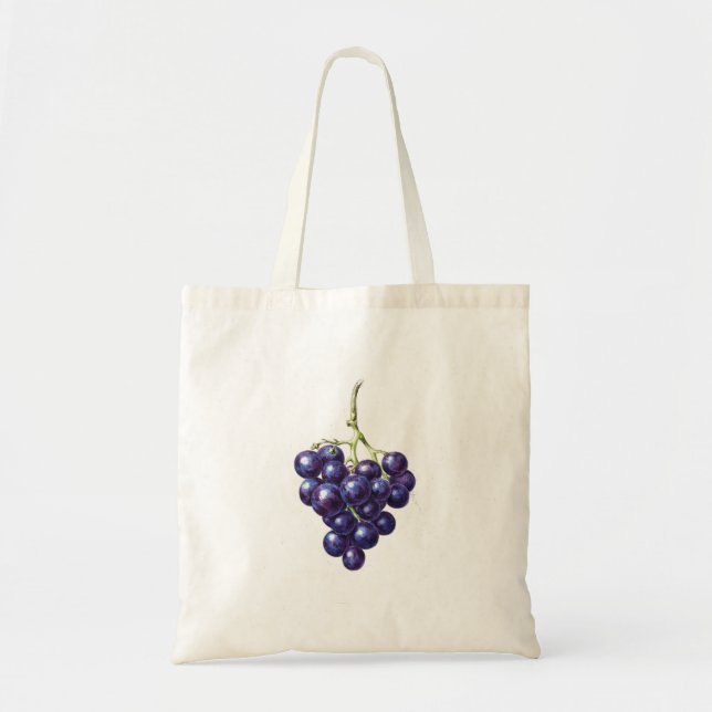 Tote Bag Groupe de raisins (Devant)