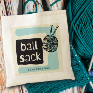 Tote Bag Groupe des Amateurs de Tricot de Ball Sack